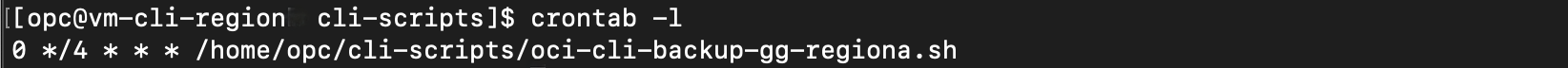 Fig.11: Scheduling of the shell script with Linux crontab