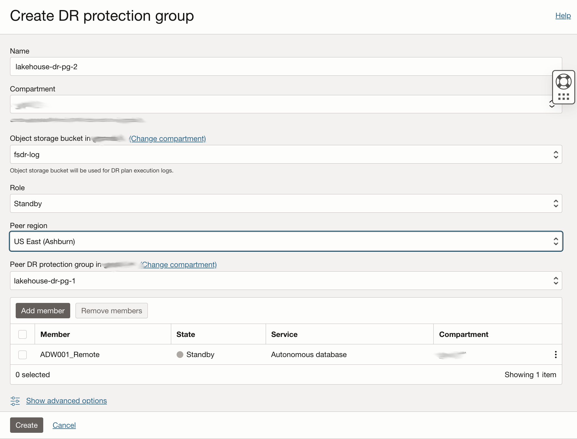 Fig.16: Region2, DR Protection Group