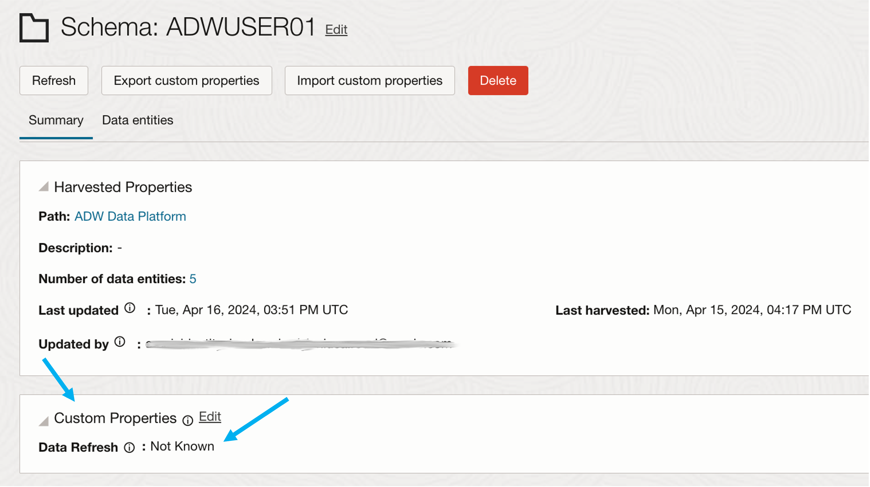 Fig.13: Data Refresh Initial Status