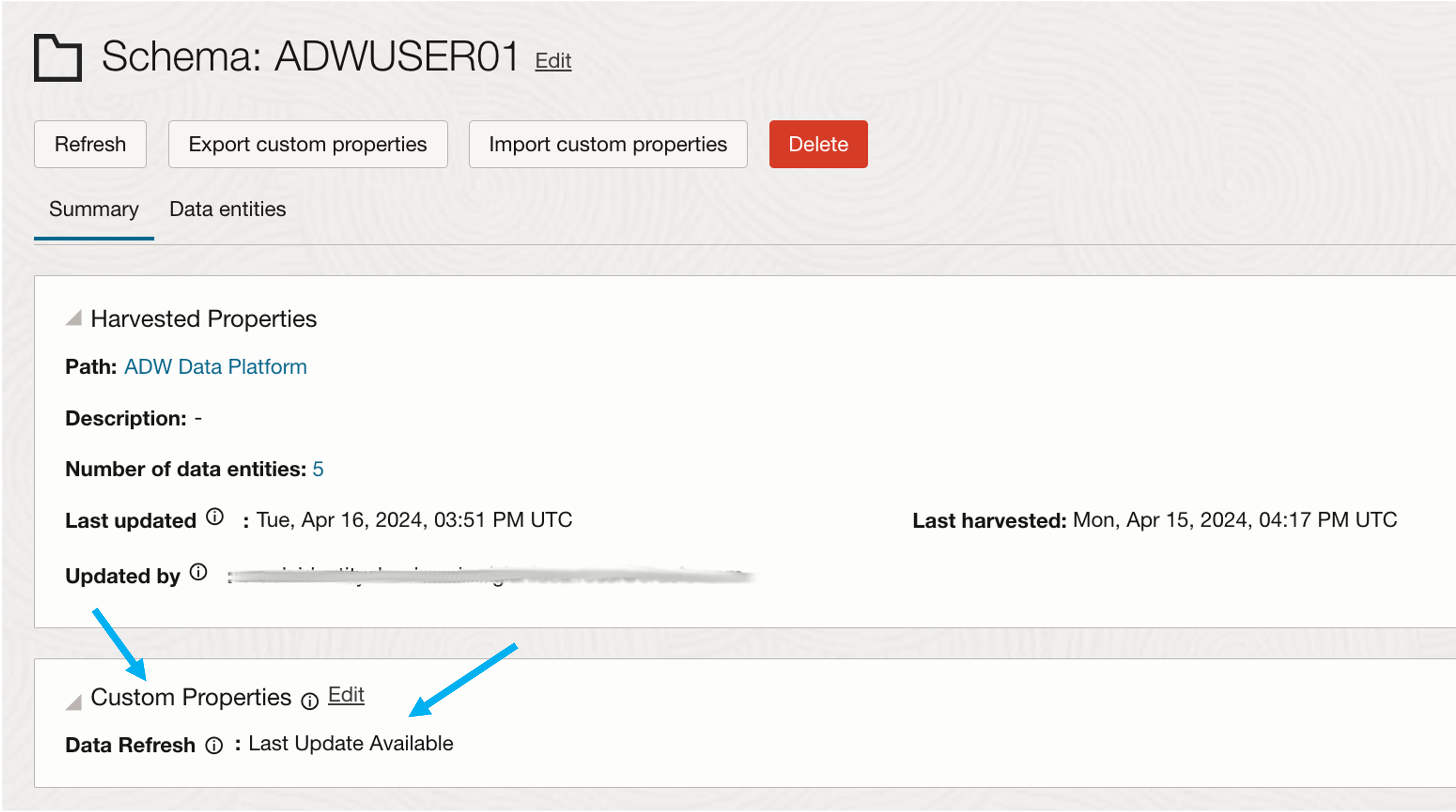Fig.16: Custom Properties Updated on Success